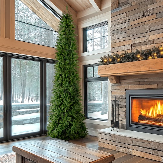 12 ft. Unlit Kingswood Fir Pencil Artificial Christmas Tree